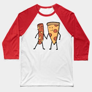 Pizza with sausage Baseball T-Shirt